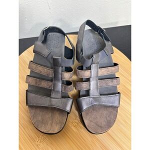 SAS Allegro‎ Tripad Comfort Sandals Women's 7.5M Metallic Bronze Strappy Heel